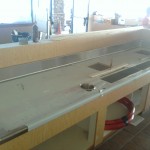 Stainless Countertop with cut outs