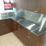 Stainless Steel Countertop with Backsplash