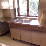 Stainless Countertop with Doors
